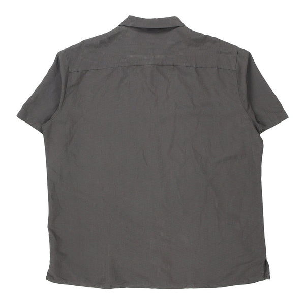 Vintage grey Batik Bay Short Sleeve Shirt - mens x-large