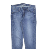 CALVIN KLEIN JEANS Womens Slim Blue Denim Jeans W34 L32 Stylish Casual Zip