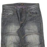 SMOG Mens Denim Blue Casual Shorts L W36 Cotton Blend Comfortable Stylish Fit