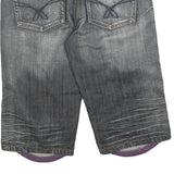 SMOG Mens Denim Blue Casual Shorts L W36 Cotton Blend Comfortable Stylish Fit