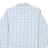 WRANGLER Mens Blue & Green Check Shirt S Casual Cotton Blend Western