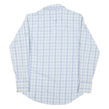 WRANGLER Mens Blue & Green Check Shirt S Casual Cotton Blend Western