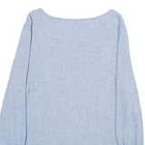 BLEND Womens Blue Jumper V-Neck Basic Knit L Comfortable Stylish Soft