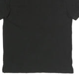 TOMMY HILFIGER Mens Black Short Sleeve Logo Polo Shirt M Cotton Blend Casual
