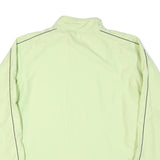 REEBOK Womens Lime Green Casual Zip Jacket XL Polyester Blend Plain Sporty