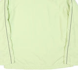 REEBOK Womens Lime Green Casual Zip Jacket XL Polyester Blend Plain Sporty