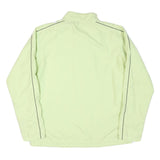 REEBOK Womens Lime Green Casual Zip Jacket XL Polyester Blend Plain Sporty