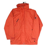 MAMMUT Womens Orange Outdoor Jacket M Polyester Blend Woven Plain Zip Pocket