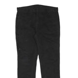 LEVI'S Mens Cotton Blend Black Slim Straight Trousers W34 L29 Casual Zip Cotton