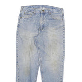 CARHARTT Mens Jeans Blue Relaxed Straight Denim Light W34 L31 Workwear