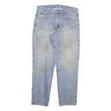 CARHARTT Mens Jeans Blue Relaxed Straight Denim Light W34 L31 Workwear