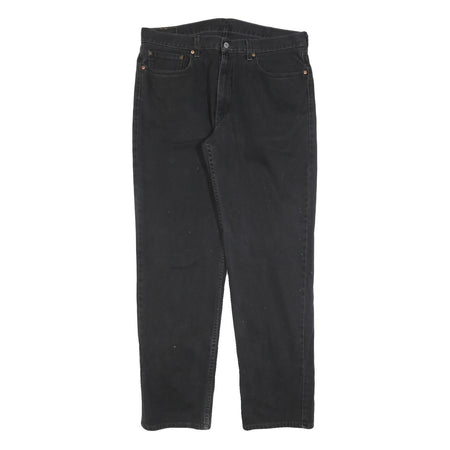 LEVIS 550 Straight Mens Jeans Black Relaxed Straight Denim Medium W38 L36