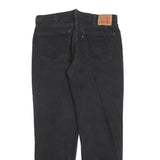 LEVIS 550 Straight Mens Jeans Black Relaxed Straight Denim Medium W38 L36