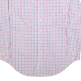 LAUREN RALPH LAUREN Mens White Red Blue Check Shirt XL Classic Fit Cotton Blend