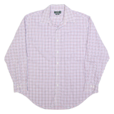 LAUREN RALPH LAUREN Mens White Red Blue Check Shirt XL Classic Fit Cotton Blend