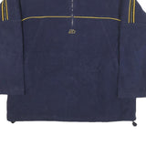 STARTER Womens Navy Blue Patterned Crew Neck Basic Knit L Jumper Polyester Blend