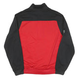 REEBOK Mens Red & Black NHL Hockey Track Jacket M Polyester Blend Zip Sportswear
