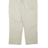 TOMMY HILFIGER Mens Cotton Blend Beige Relaxed Straight Trousers W32 L29 Casual