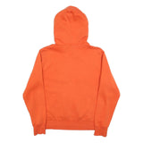 NIKE Mens Orange Hoodie L Cotton Pullover Casual Sports Sweatshirt