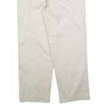 DOCKERS Mens Cotton Blend Cream Regular Fit Straight Leg Trousers W34 L29