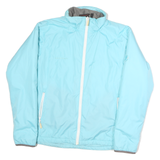 MAMMUT Mens Blue Jacket L Polyester Plain Lightweight Outdoor Zip