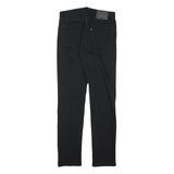 LEVI'S Mens Jeans Black Slim Skinny Denim Raw W29 L32 Zip Cotton Blend