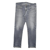 CARHARTT Mens Jeans Blue Slim Skinny Denim Medium W32 L27 Zip Closure