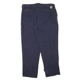 CARHARTT Mens Regular Fit Blue Jeans Denim W40 L33 Durable Workwear Cotton Blend