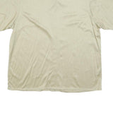 PETER HAHN Womens Beige Shirt L Lightweight Polyester Button Closure Casual