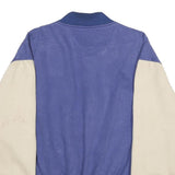 DISNEY Mens Blue & Cream Cotton Blend Button Jacket M California Adventure Patch