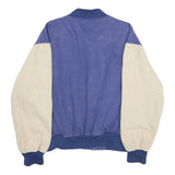 DISNEY Mens Blue & Cream Cotton Blend Button Jacket M California Adventure Patch