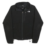 THE NORTH FACE Womens Black Fleece Jacket M Polyester Zip Up Outdoor Casual