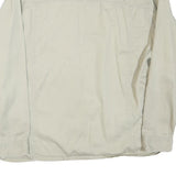 ROCKY Mens Beige Shirt L Cotton Blend Casual Long Sleeve Button Closure
