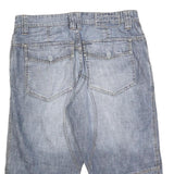 TOM TAILOR Mens Denim Blue Casual Shorts M W30 Cotton Blend Comfortable Fit