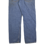LEVI'S 505 Mens Blue Cotton Regular Straight Denim Stone Wash Jeans W34 L29