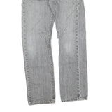 LEVI'S 501 Mens Jeans Grey Regular Straight Denim Medium W31 L32 Classic Button