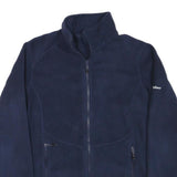 BERGHAUS Womens Navy Blue Jacket S Polyester Blend Zip Plain Outdoor Fleece
