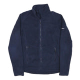 BERGHAUS Womens Navy Blue Jacket S Polyester Blend Zip Plain Outdoor Fleece