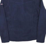 BERGHAUS Womens Navy Blue Jacket S Polyester Blend Zip Plain Outdoor Fleece