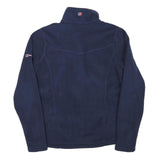 BERGHAUS Womens Navy Blue Jacket S Polyester Blend Zip Plain Outdoor Fleece