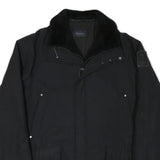 JOOP Mens Black Zip Jacket L Polyester Blend Classic Casual Outerwear