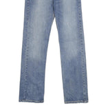 LEVI'S 513 Mens Jeans Blue Slim Straight Denim Light W30 L32 Classic Cotton