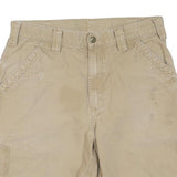 CARHARTT Mens Shorts Beige Casual M W32 Workwear Cotton Blend Pockets