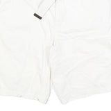 CALVIN KLEIN Mens White Casual Shorts M W33 Cotton Blend Belted Comfortable