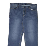 CALVIN KLEIN JEANS Womens Regular Fit Straight Denim Medium W38 L30 Blue Zip