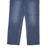 CALVIN KLEIN JEANS Womens Regular Fit Straight Denim Medium W38 L30 Blue Zip