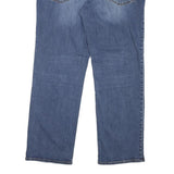 CALVIN KLEIN JEANS Womens Regular Fit Straight Denim Medium W38 L30 Blue Zip