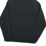 NIKE Mens Black Cotton Blend Hoodie S Sports Sweatshirt Pullover Casual