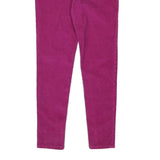 LEVI'S Womens Cotton Blend Purple Slim Skinny Trousers W28 L28 Stylish Fit