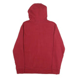 FILA Mens Red Full Zip Hoodie XL Cotton Casual Sweatshirt Drawstring Hood